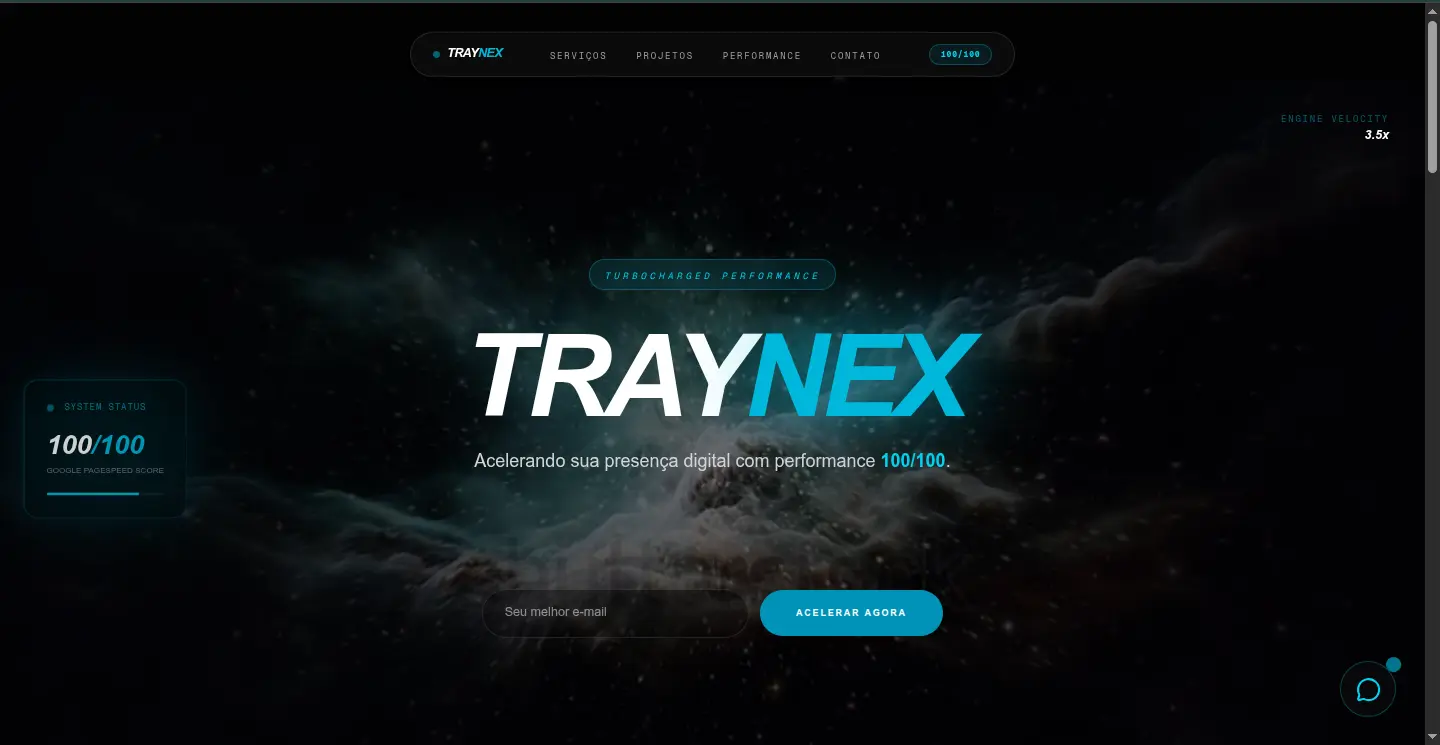 Preview do projeto Traynex